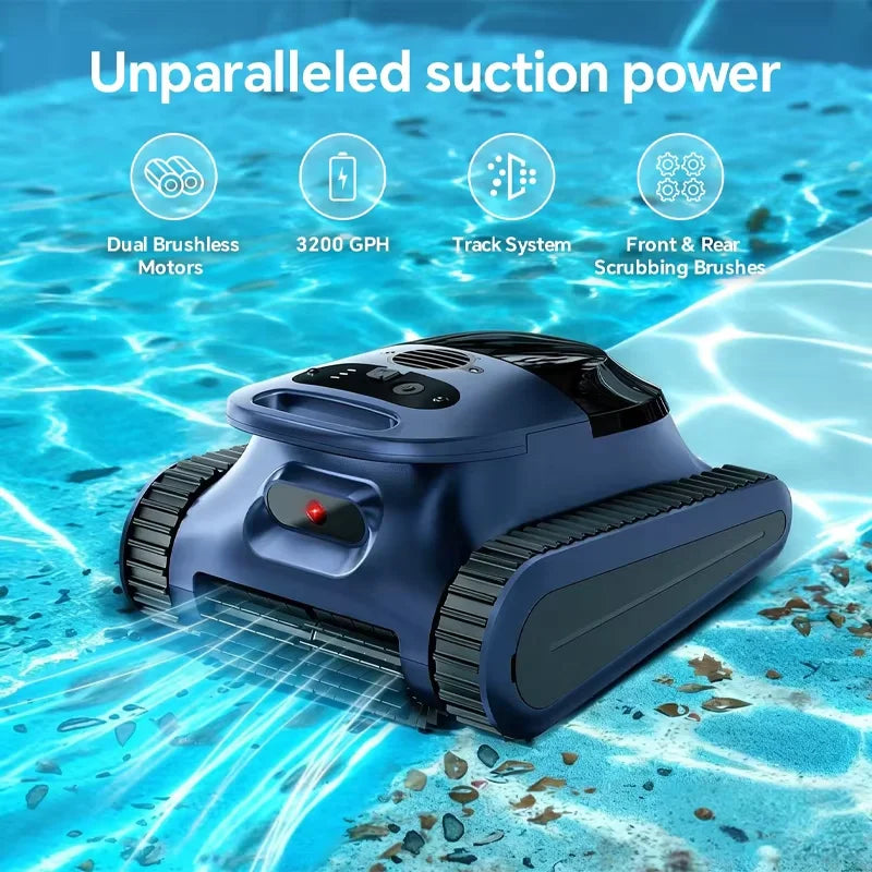 Robot Limpiafondos Seauto BLUE Pro 2026 – Inalámbrico, Trepa Paredes, hasta 200 m²
