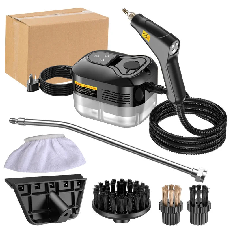 Limpiadora de Vapor Portátil BALASHOV – Alta Temperatura, +1400W, Cocina, Coche, Aire Acondicionado, 220V EU