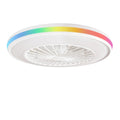 Ventilador de Techo LED Atomant Ø50cm | Luz LED 48W CCT+RGB | Motor DC Silencioso | Mando a Distancia | Modo Verano/Invierno