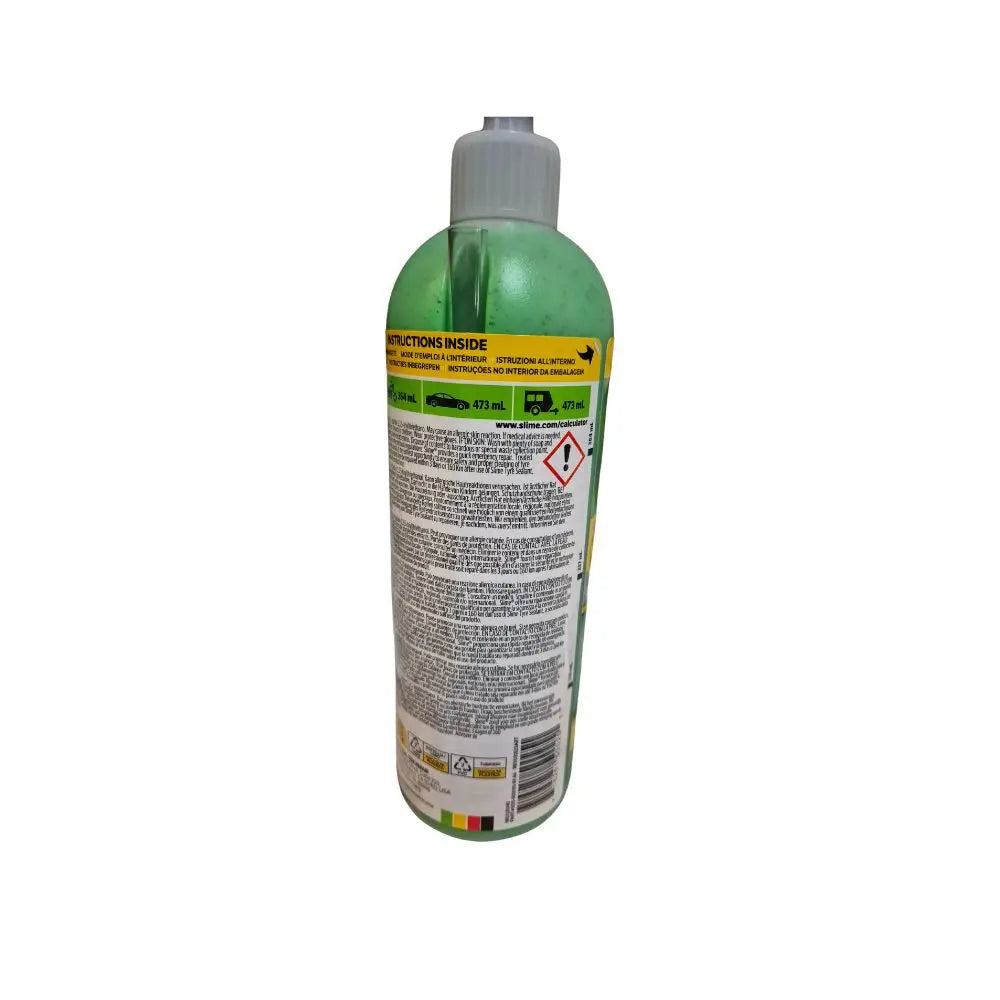Sellante Antipinchazos Slime con Tecnología Fibro-Seal | Repara Pinchazos hasta 6mm | No Tóxico para Bicicletas