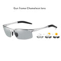 Gafas de Sol COOLPANDAS Fotocromáticas Polarizadas – Montura Aluminio-Magnesio, UV400, Hombre y Mujer