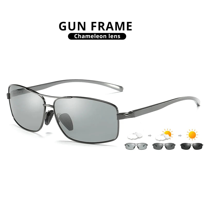 Gafas de Sol Fotocromaticas Polarizadas LIOUMO — Camaleón UV400 para Hombre y Mujer