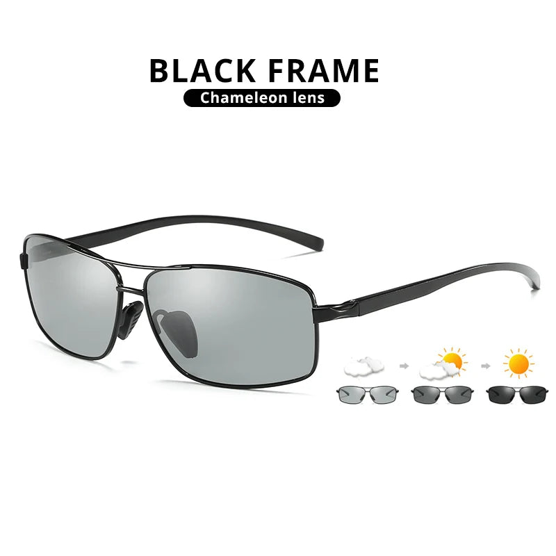 Gafas de Sol Fotocromaticas Polarizadas LIOUMO — Camaleón UV400 para Hombre y Mujer