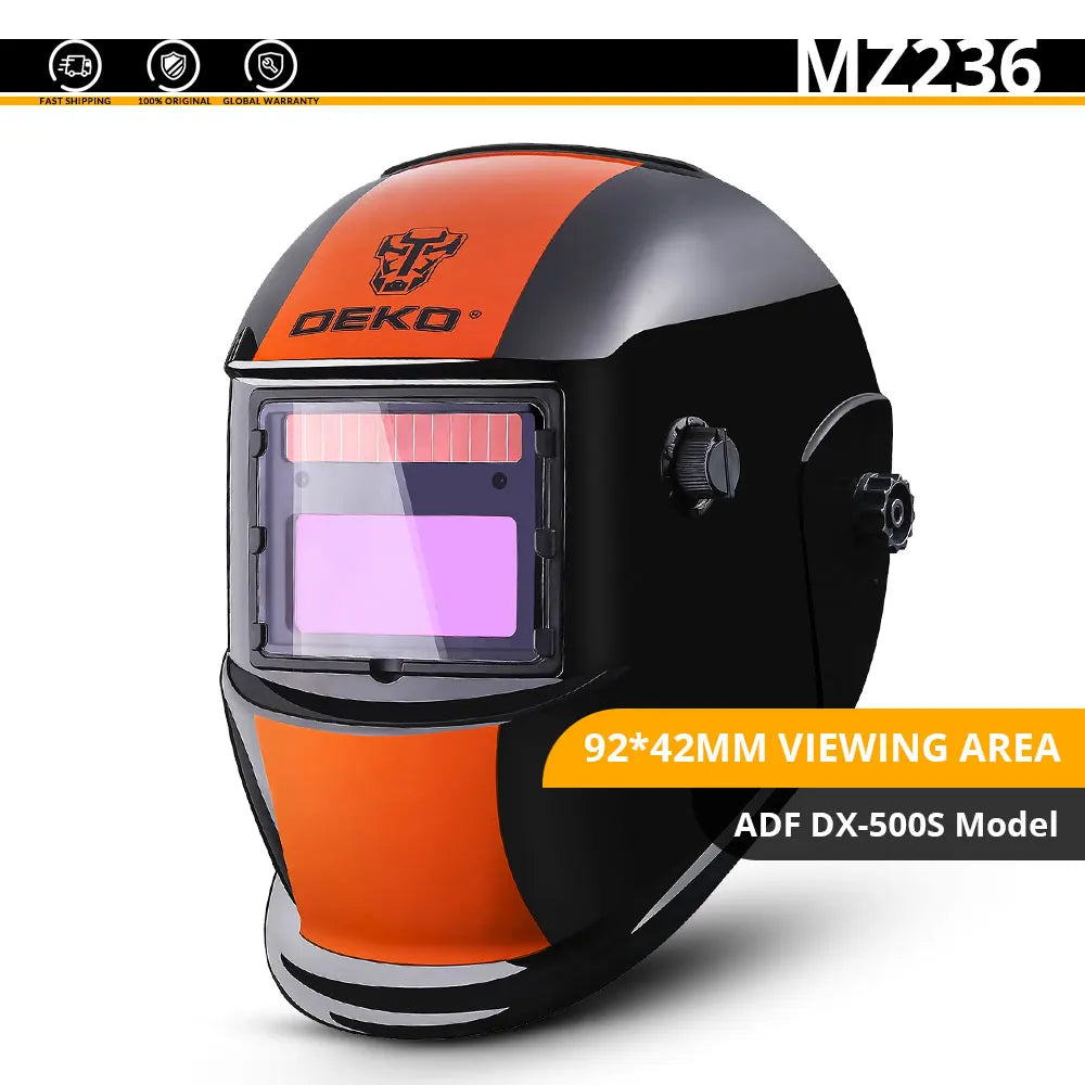 Careta de Soldadura Automática DEKOPRO Solar – Oscurecimiento Automático, Rango 4/9-13, MIG MMA TIG