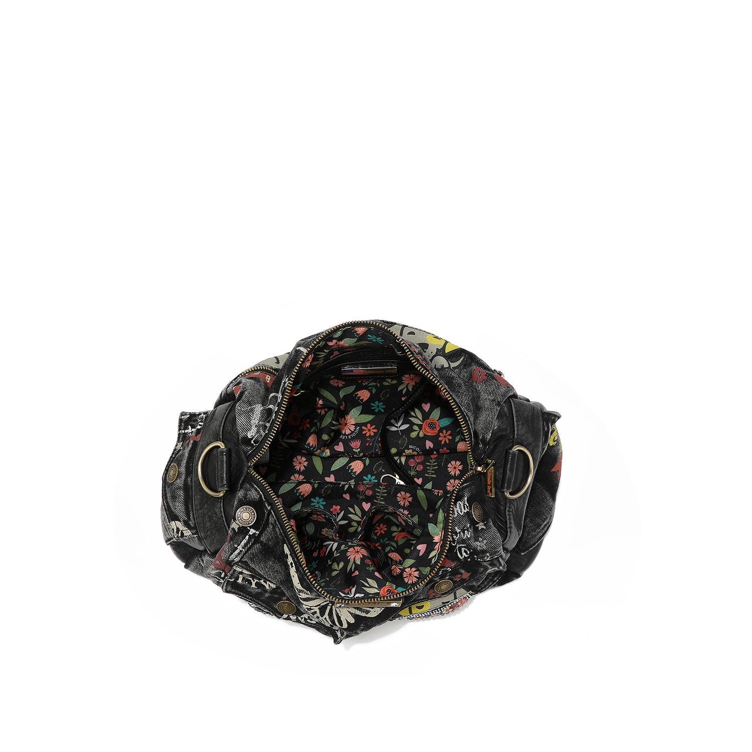 BANDOLERA MENSAJERA DE TELA VAQUERA GRIS-3