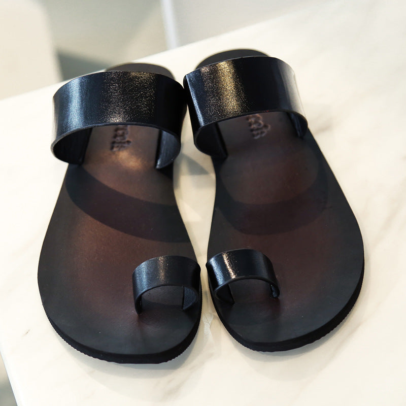 Sandalias Romanas de Cuero para Hombre
