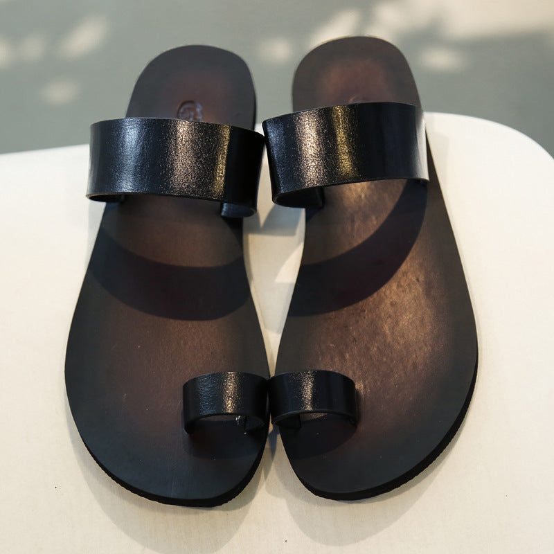 Sandalias Romanas de Cuero para Hombre