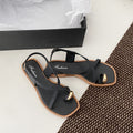 Sandalias Planas con Anillo de Dedo para Mujer