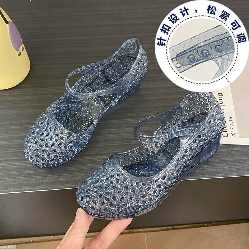 Sandalias Transparentes de Verano para mujer