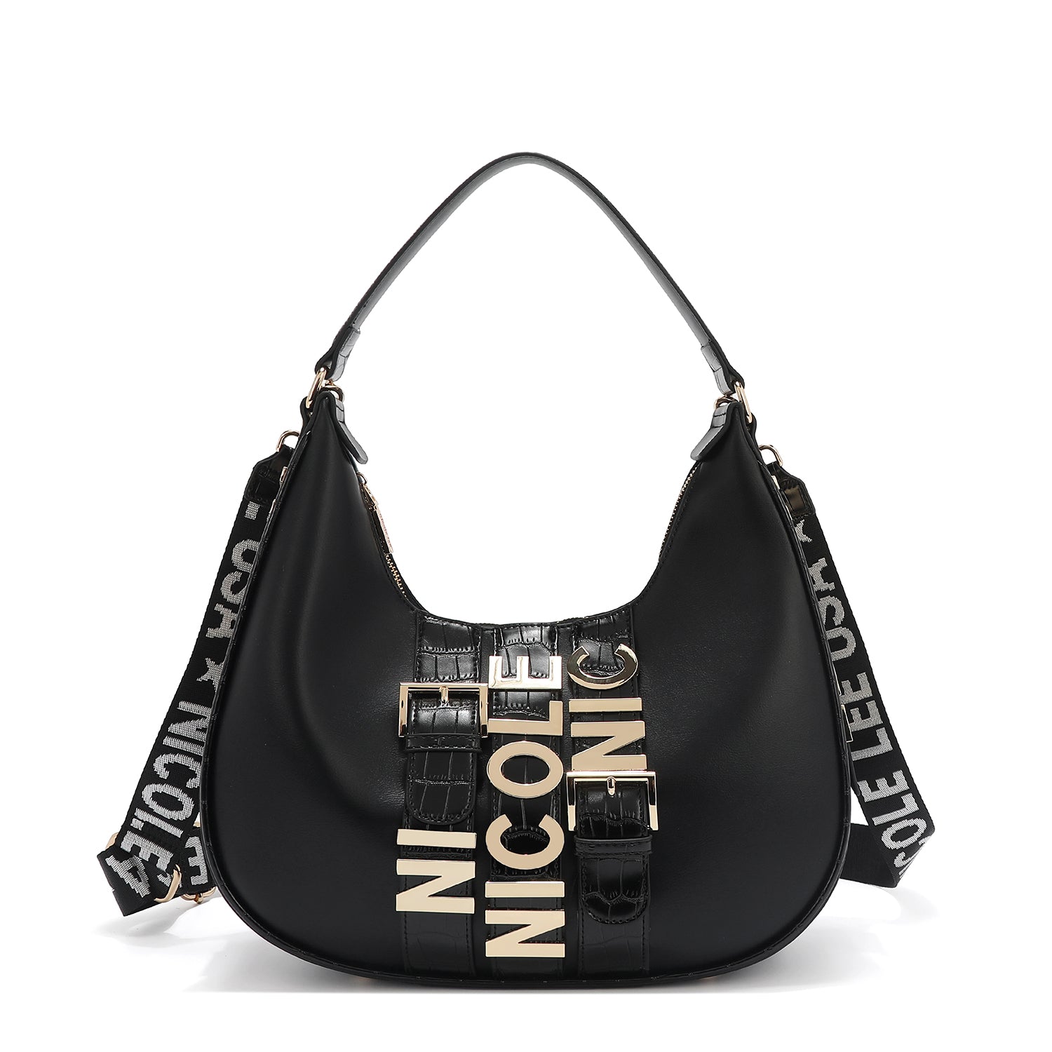 CALISTA BOLSO DE HOMBRO GRANDE (NEGRO)-0