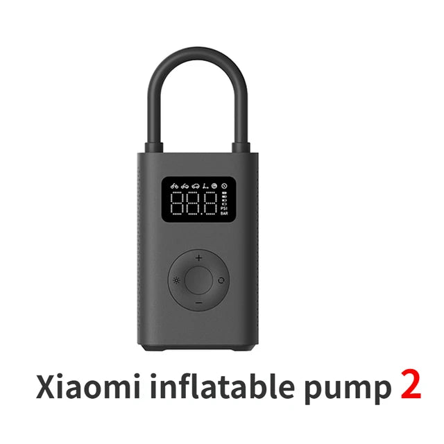 Inflador Eléctrico Portátil Xiaomi Mijia Air Pump 2/2D/2 Pro – 150 PSI, USB-C, LED, Coche y Moto