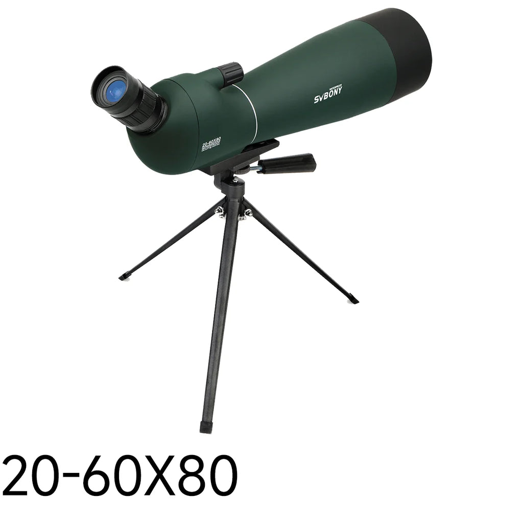 Telescopio Terrestre SVBONY SV28/SV28 PLUS 25-75x70mm con Trípode | Impermeable IPX4 | Observación de Aves, Tiro al Blanco y Naturaleza