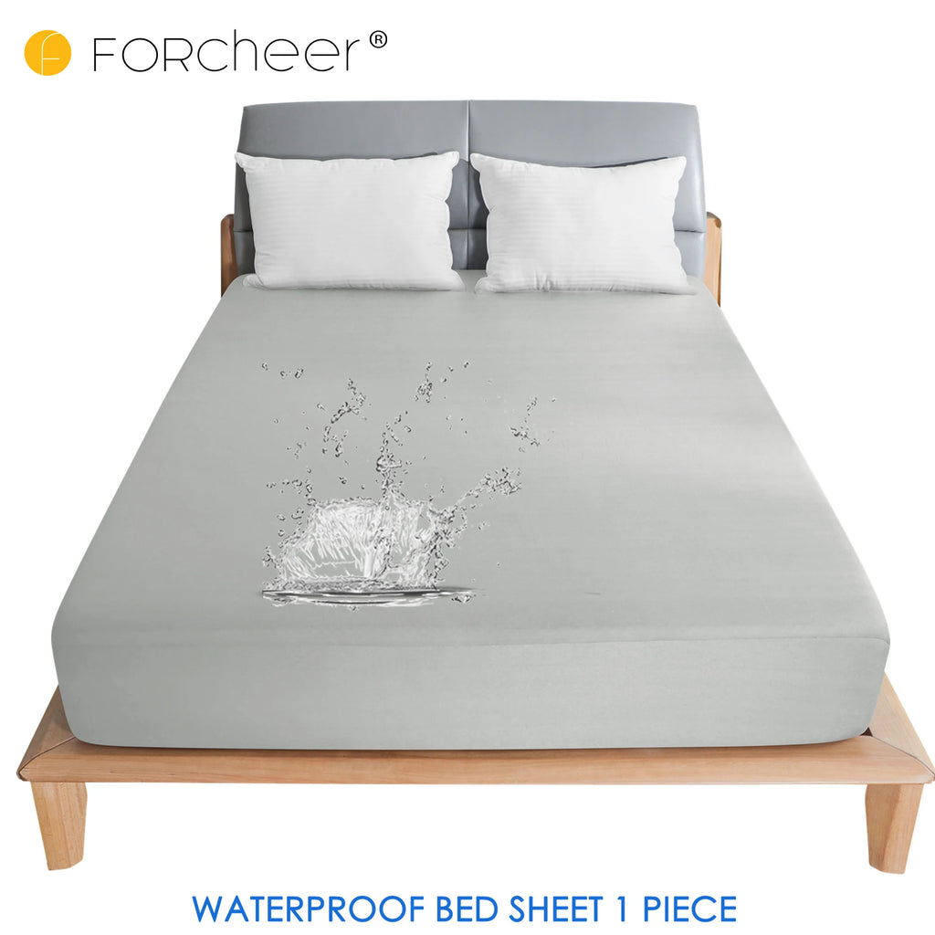 Protector de Colchón Impermeable FORCHEER – Transpirable, Antihumedad, Lavable, 140/160/180 cm