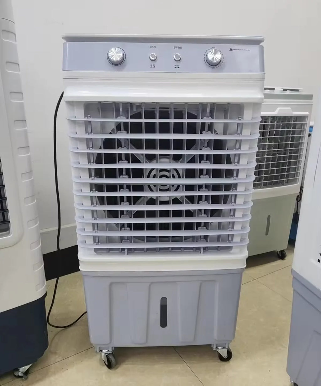 Enfriador de Aire Evaporativo Portátil, Aire Acondicionado Móvil para Hogar, Terraza y Grandes Espacios