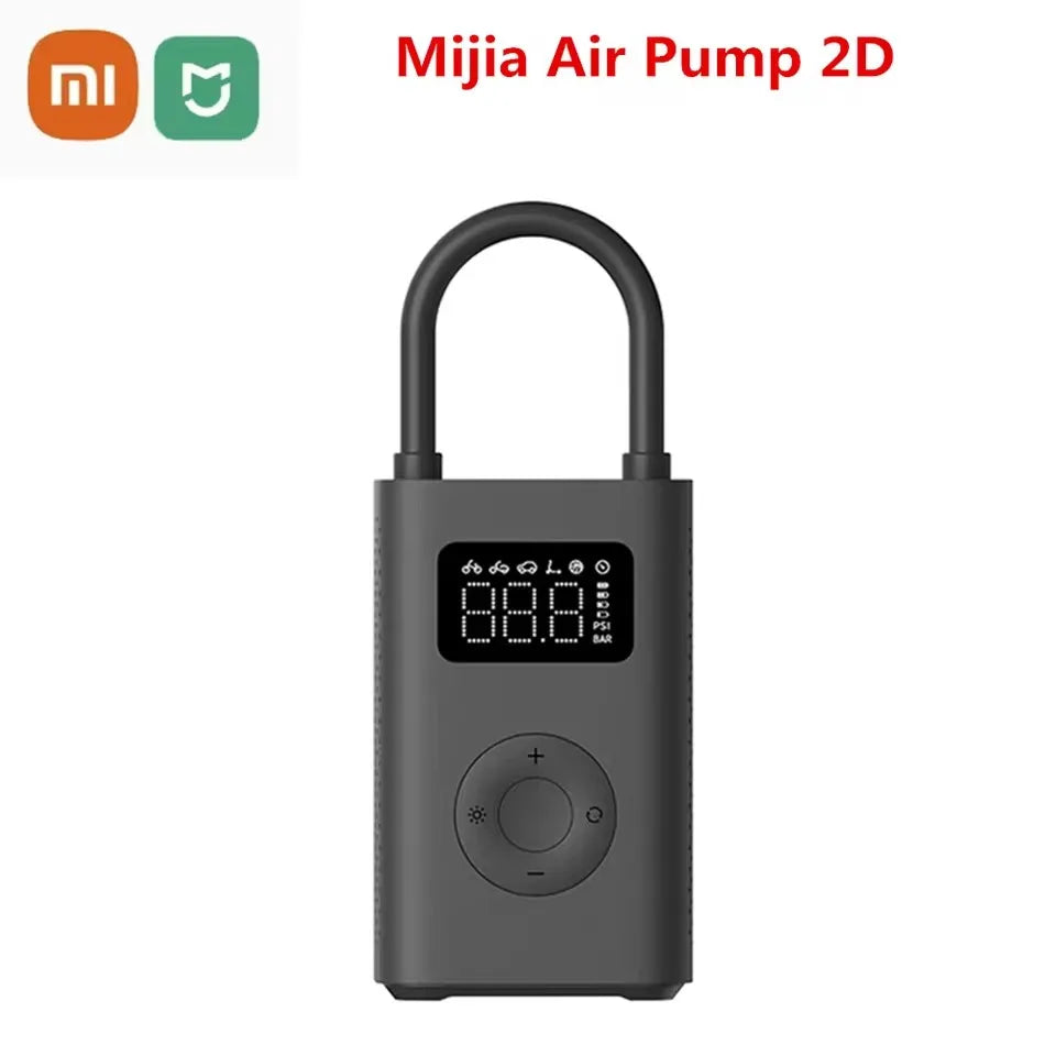 Inflador Eléctrico Portátil Xiaomi Mijia Air Pump 2/2D/2 Pro – 150 PSI, USB-C, LED, Coche y Moto