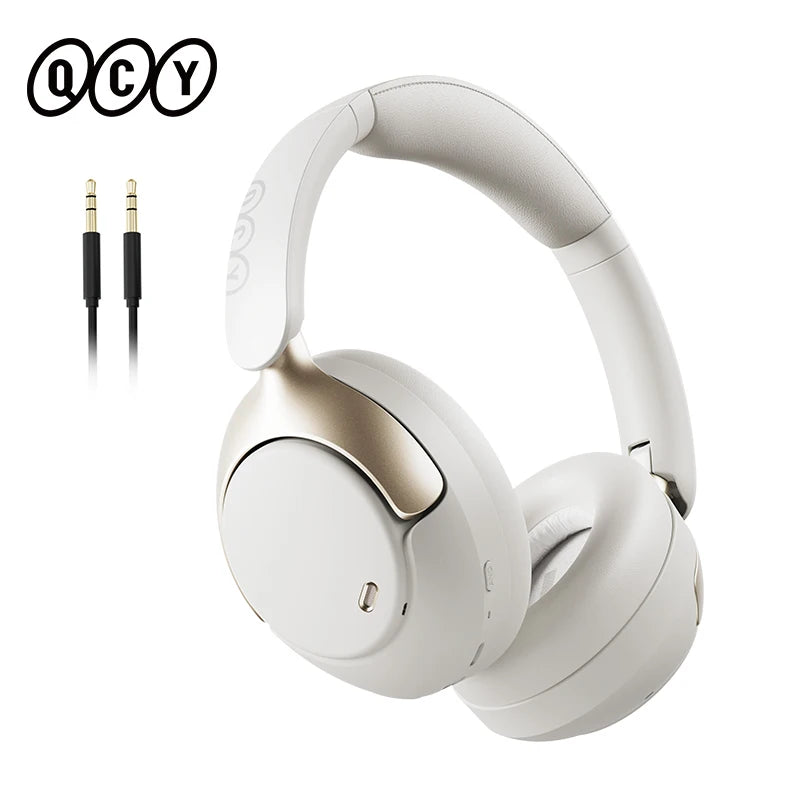 QCY H3 Pro ANC Auriculares Inalámbricos Bluetooth Hi-Res con LDAC, Cancelación de Ruido 50dB y Audio Espacial 360°