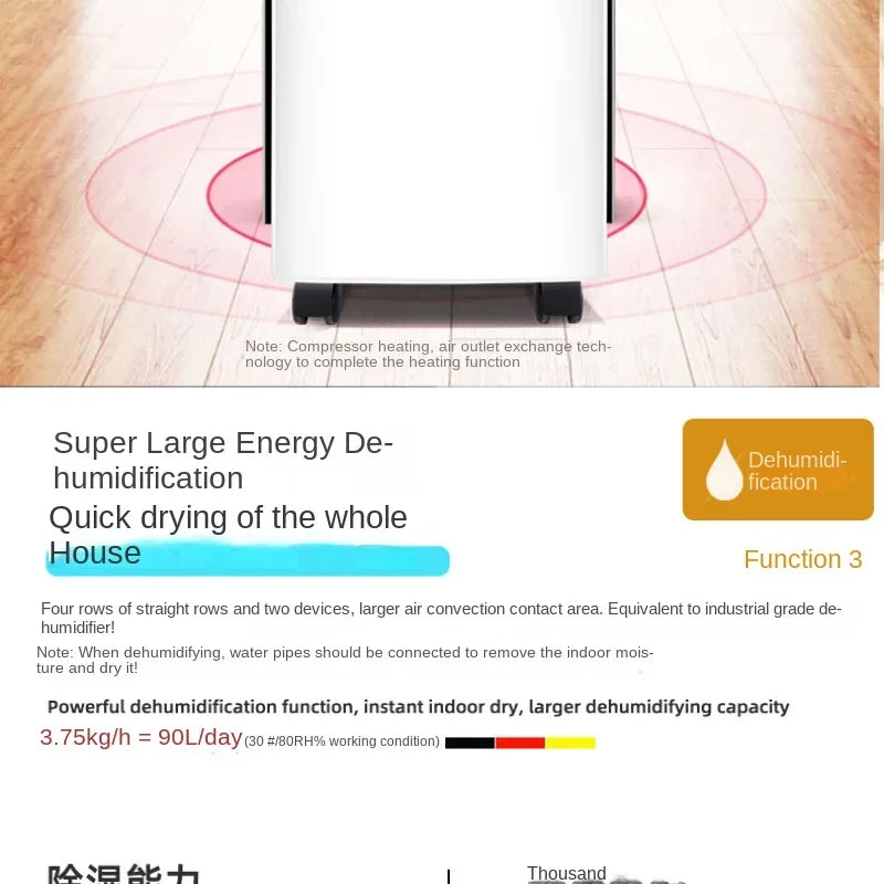 Aire Acondicionado Portátil Inverter de Alta Potencia (Frío/Calor) - Todo en Uno