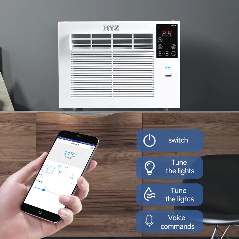Aire Acondicionado Portátil Pequeño para Casa, Climatizador Móvil Compacto Mínimo 16 Grados