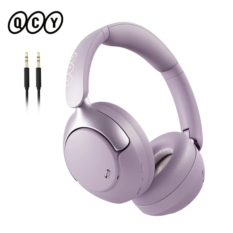 QCY H3 Pro ANC Auriculares Inalámbricos Bluetooth Hi-Res con LDAC, Cancelación de Ruido 50dB y Audio Espacial 360°