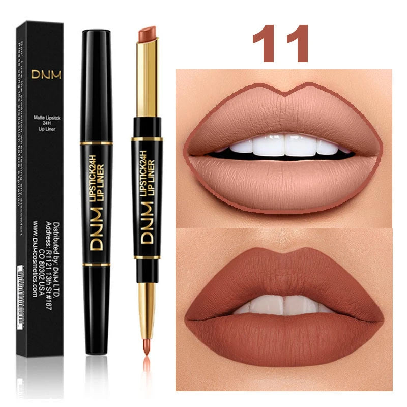 Combo de Labios Perfecto: Pintalabios Mate + Perfilador Hidratante.