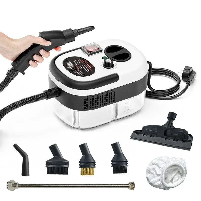Limpiadora de Vapor Portátil BALASHOV – Alta Temperatura, +1400W, Cocina, Coche, Aire Acondicionado, 220V EU