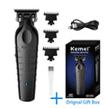 Cortapelos Profesional Kemei KM-2299 – Inalámbrico, USB-C, Cuchillas Acero Inoxidable, 3 Peines