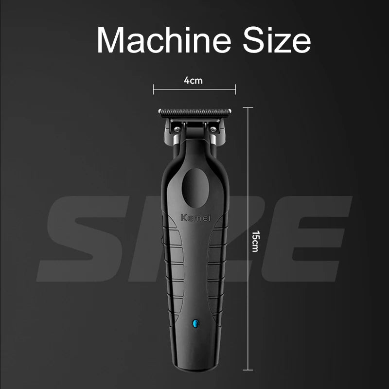 Cortapelos Profesional Kemei KM-2299 – Inalámbrico, USB-C, Cuchillas Acero Inoxidable, 3 Peines