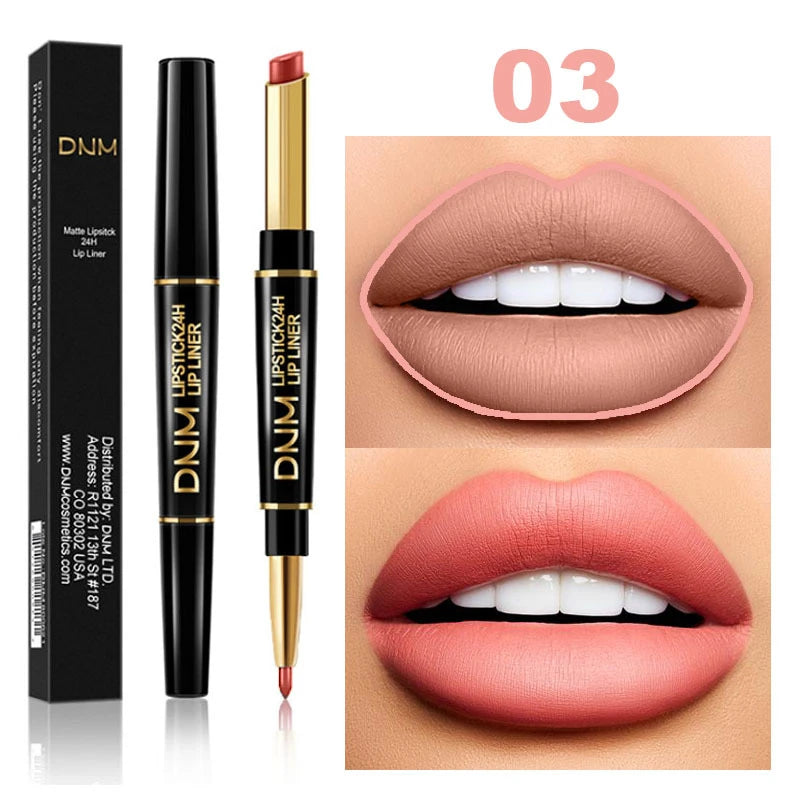 Combo de Labios Perfecto: Pintalabios Mate + Perfilador Hidratante.