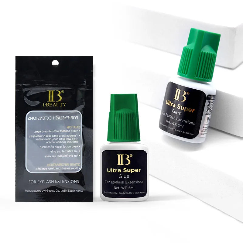 Pack x5 Adhesivo para Extensiones de Pestañas IB Ultra Super 5ml