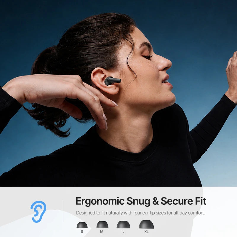 Auriculares Inalámbricos Baseus Bass EP10 Ultra – ANC -55dB, Bluetooth 6.0, 65h, 6 Micrófonos IA, Hi-Res LDAC
