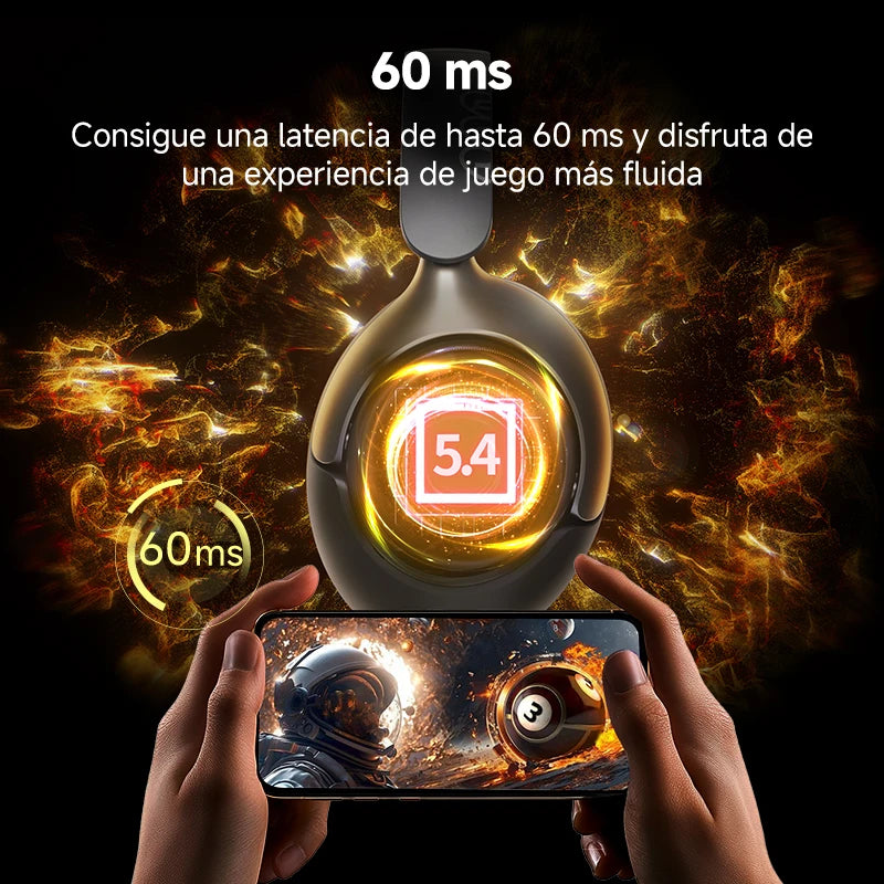 QCY H3 Pro ANC Auriculares Inalámbricos Bluetooth Hi-Res con LDAC, Cancelación de Ruido 50dB y Audio Espacial 360°