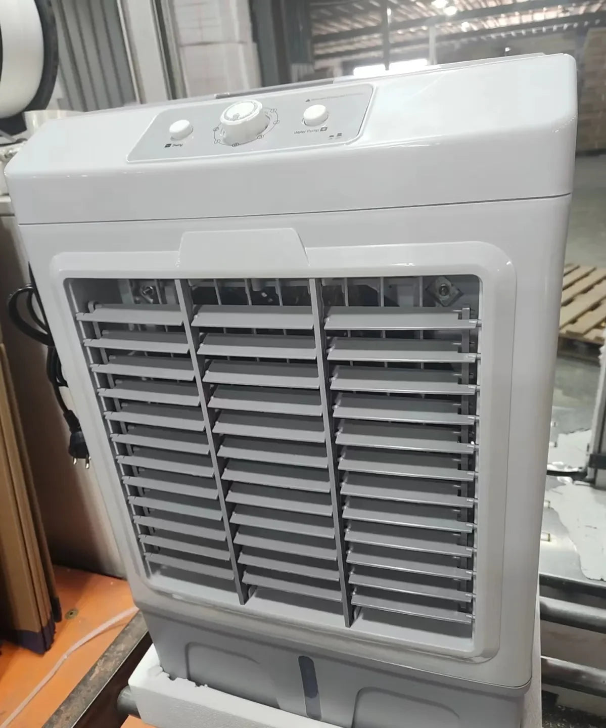 Enfriador de Aire Evaporativo Portátil, Aire Acondicionado Móvil para Hogar, Terraza y Grandes Espacios