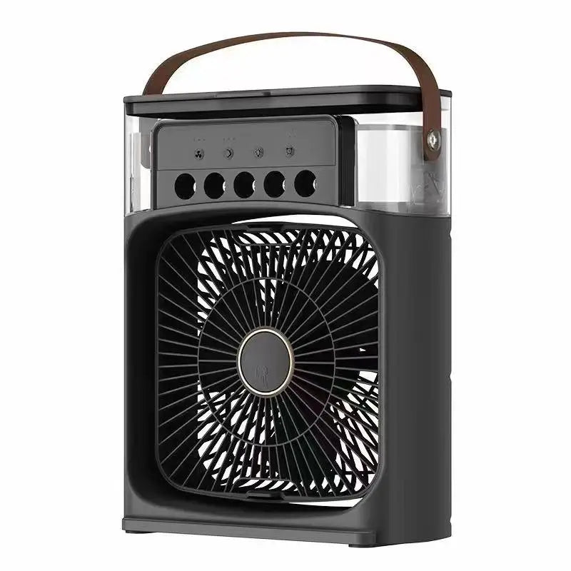 Ventilador Humidificador Portatil Lenovo, Mini Aire Acondicionado para Hogar y Oficina, Enfriamiento por Agua, 3 Velocidades, 5W