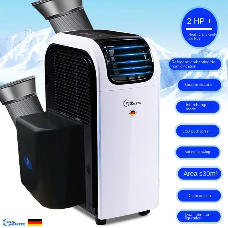 Aire Acondicionado Portátil Inverter de Alta Potencia (Frío/Calor) - Todo en Uno