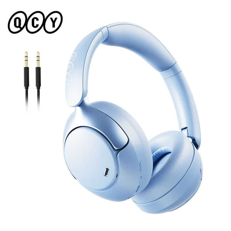 QCY H3 Pro ANC Auriculares Inalámbricos Bluetooth Hi-Res con LDAC, Cancelación de Ruido 50dB y Audio Espacial 360°
