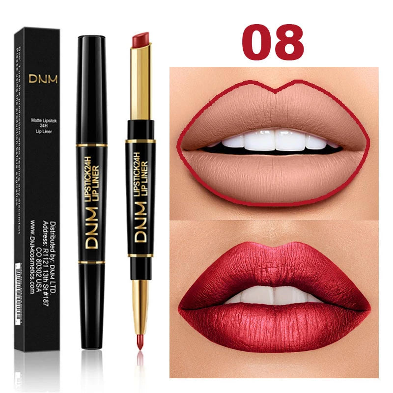 Combo de Labios Perfecto: Pintalabios Mate + Perfilador Hidratante.