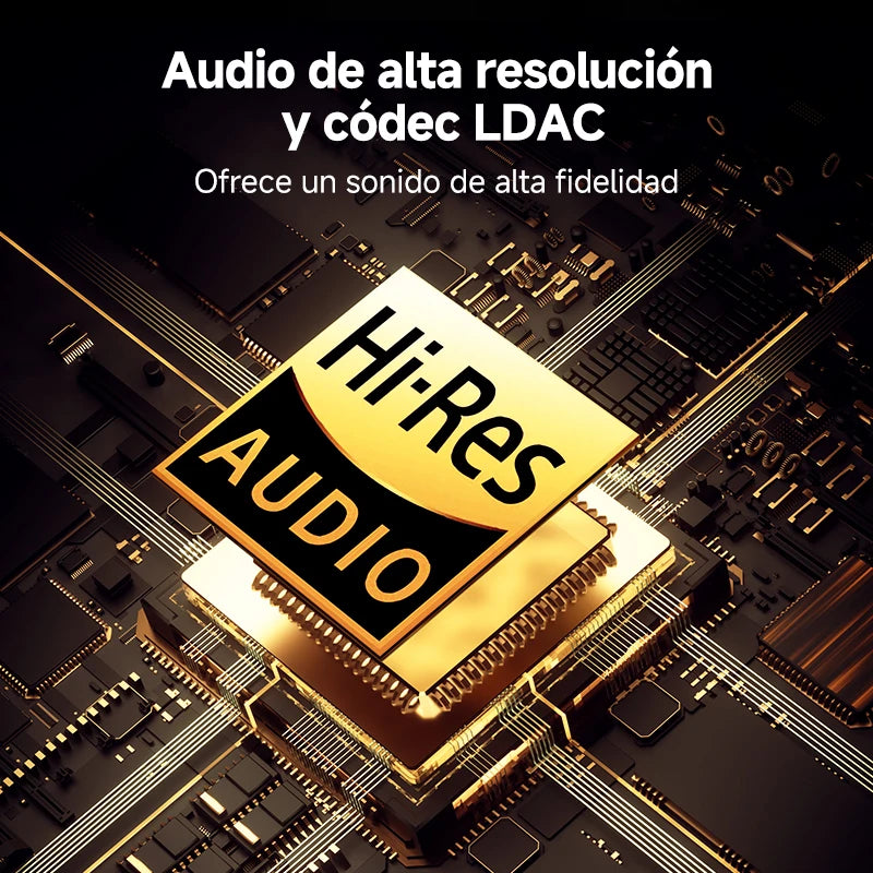QCY H3 Pro ANC Auriculares Inalámbricos Bluetooth Hi-Res con LDAC, Cancelación de Ruido 50dB y Audio Espacial 360°