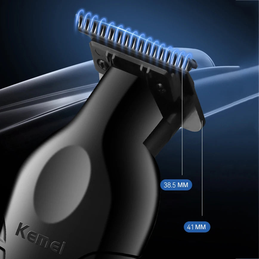 Cortapelos Profesional Kemei KM-2299 – Inalámbrico, USB-C, Cuchillas Acero Inoxidable, 3 Peines