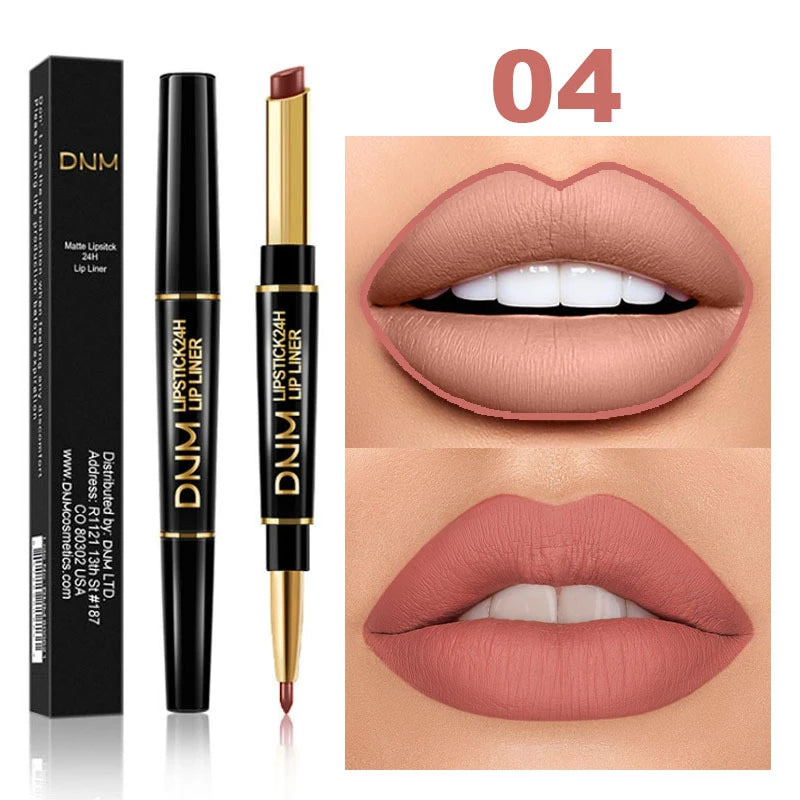 Combo de Labios Perfecto: Pintalabios Mate + Perfilador Hidratante.