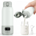 Calentador de Biberones Portátil Rbefeuly 500ml – 100W, Batería 16.000mAh, Calentamiento Rápido, Sin BPA