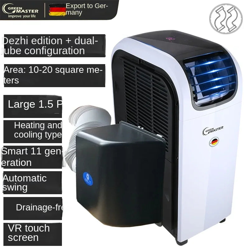 Aire Acondicionado Portátil Inverter de Alta Potencia (Frío/Calor) - Todo en Uno