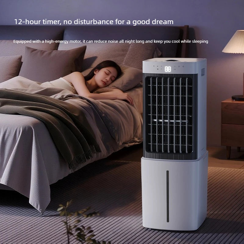 Mini Aire Acondicionado Portátil y Enfriador de Aire Silencioso con Control de Voz