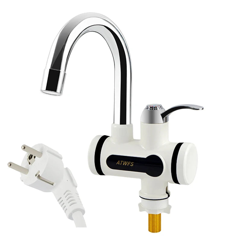 Grifo Calentador de Agua Instantáneo ATWFS para Cocina — Sin Depósito, Digital, 220V