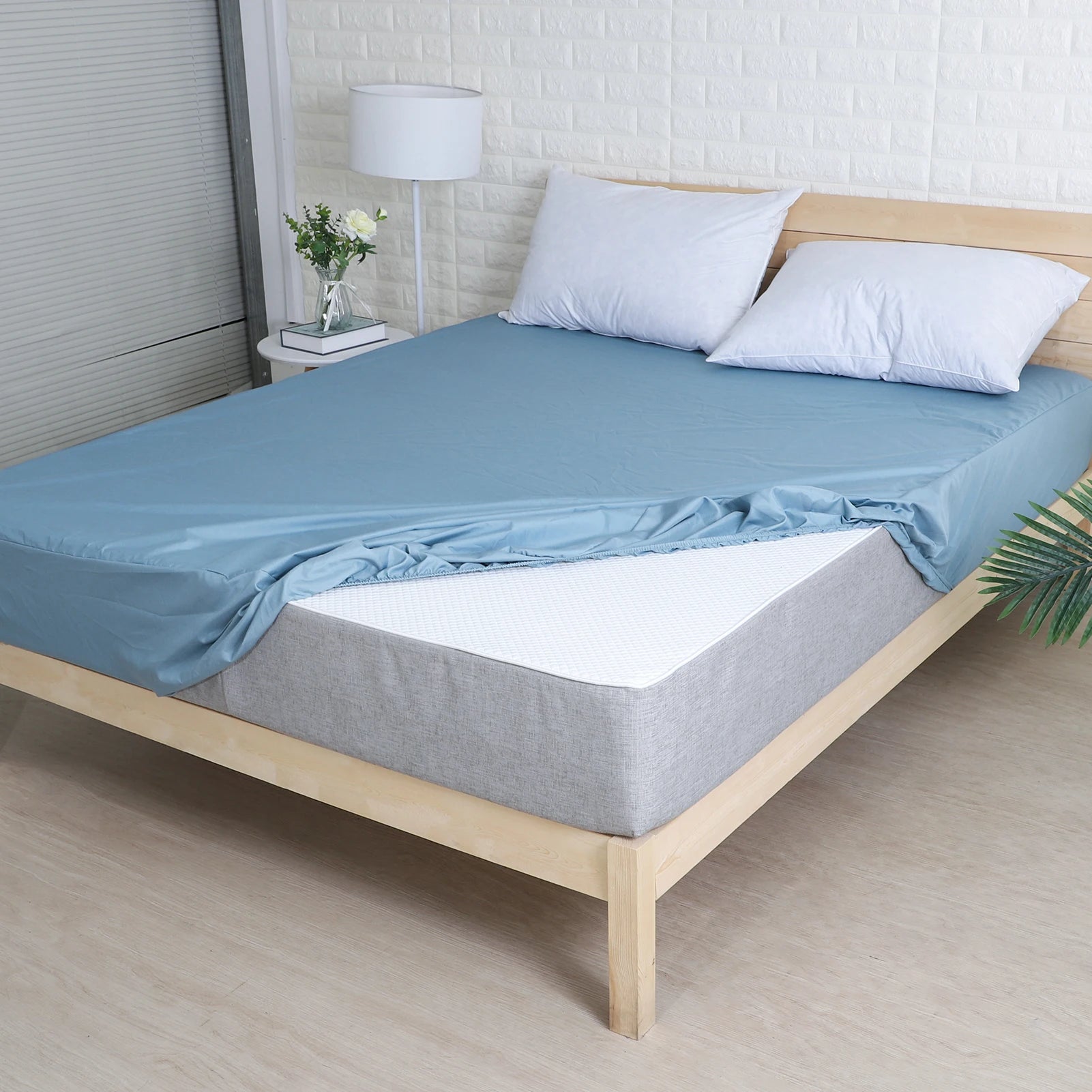 Protector de Colchón Impermeable FORCHEER – Transpirable, Antihumedad, Lavable, 140/160/180 cm