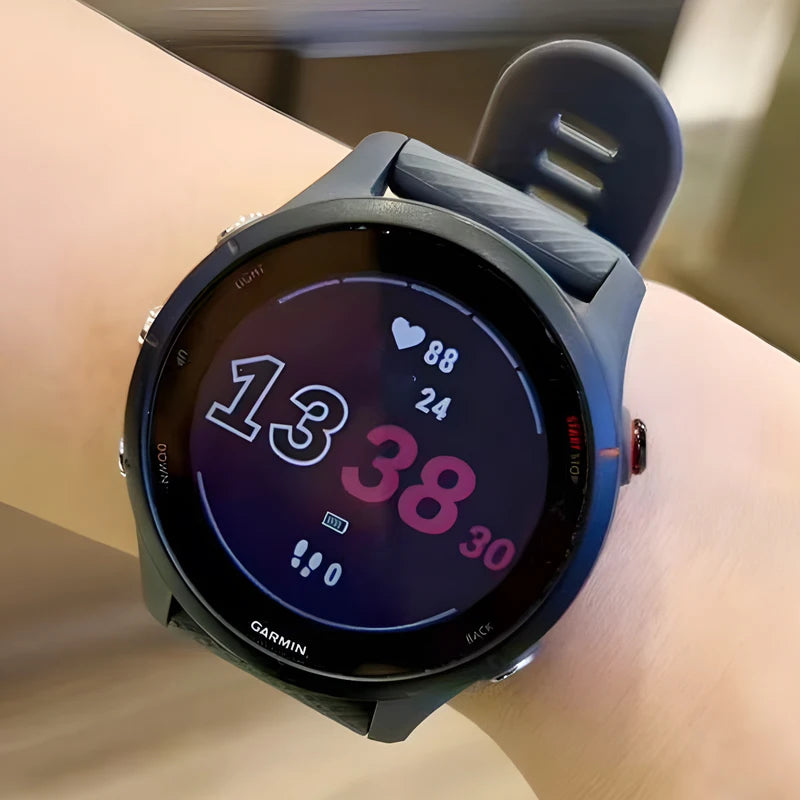 Smartwatch Garmin Forerunner 255 – GPS, 46mm, Pantalla 1,3", 14 Días Batería, 5ATM, Multi-GNSS, Bluetooth, WiFi
