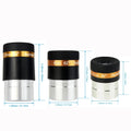 Oculares SVBONY 4/10/23mm Gran Angular 62° | Ocular Asférico HD para Telescopios 1,25" | Accesorio Astronomía