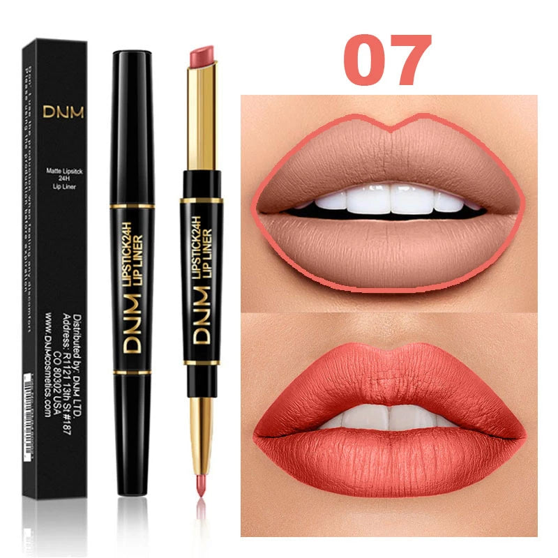 Combo de Labios Perfecto: Pintalabios Mate + Perfilador Hidratante.