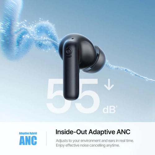 Auriculares Inalámbricos Baseus Bass EP10 Ultra – ANC -55dB, Bluetooth 6.0, 65h, 6 Micrófonos IA, Hi-Res LDAC