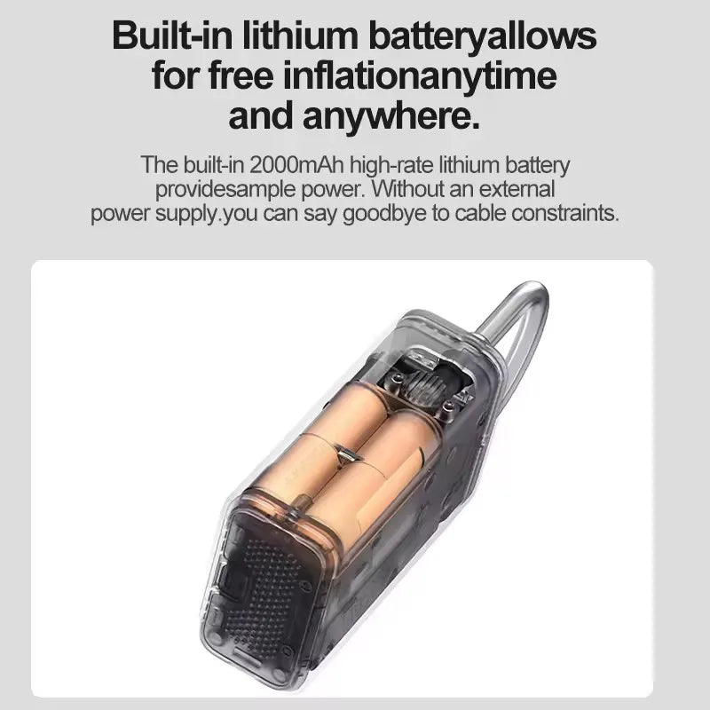 Inflador Eléctrico Portátil Xiaomi Mijia Air Pump 2/2D/2 Pro – 150 PSI, USB-C, LED, Coche y Moto