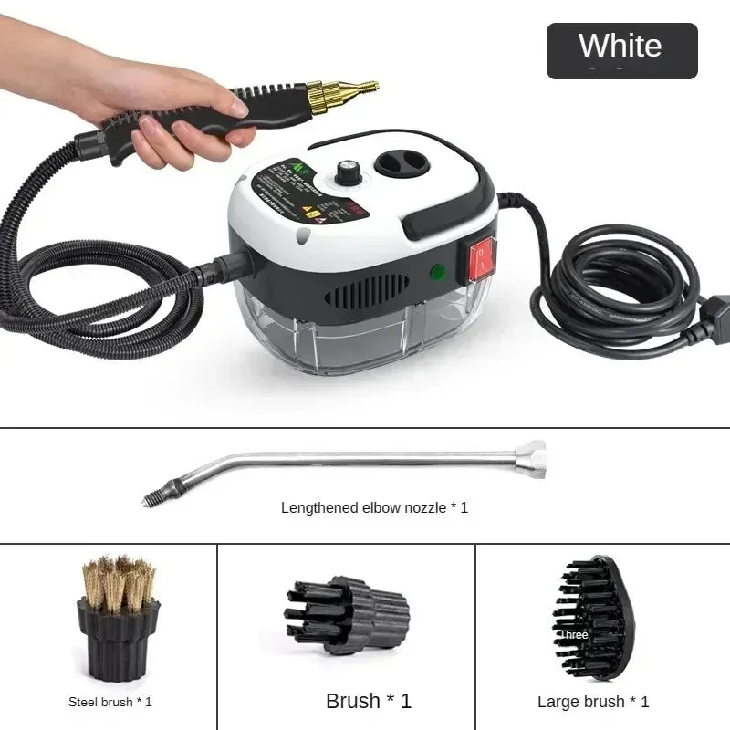Limpiadora de Vapor a Presión BALASHOV 2500W — Portátil para Hogar, Coche y Aire Acondicionado